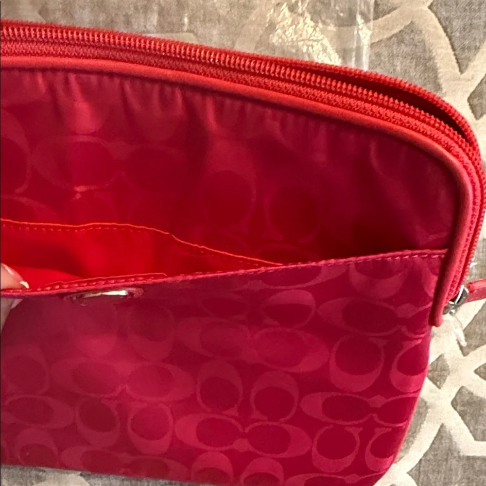 Coach Vibrant Red Tech Sleeve